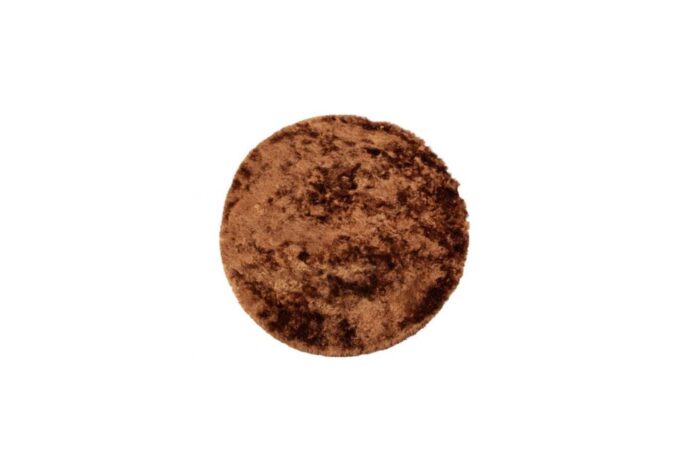 Vloerkleed rond L | Hoogpolig praline Ø200