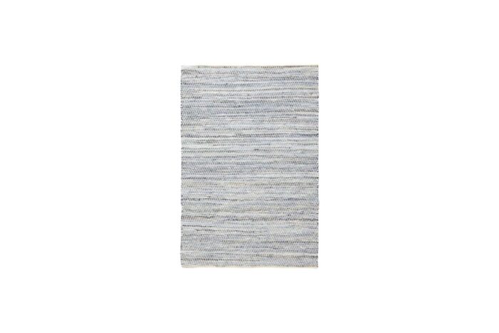 Vloerkleed L | Laagpolig blauw/wit L230xB160