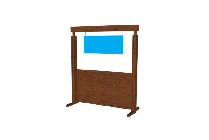 Wonderwood poort klein L250xB100xH282 (set)