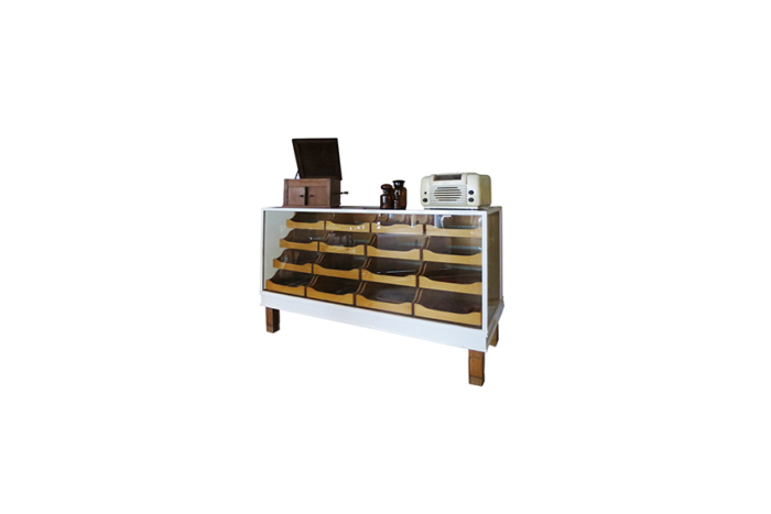 Berlin vintage toonbank op wielen L152xB58xH96 - Afbeelding 2