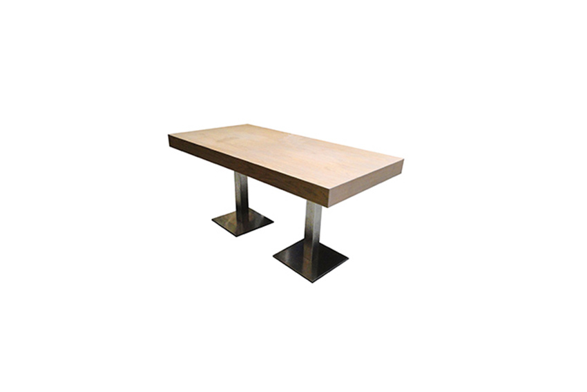 Eco Chique dinertafel RVS poot L180xB80xH78