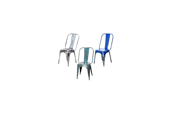 Industrieel Tolix stoel L48xB48xH94 (diverse kleuren) - Afbeelding 2