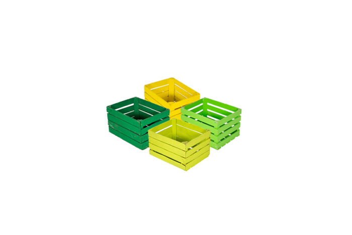 Fruitkist | Diverse kleuren L50xB40xH30
