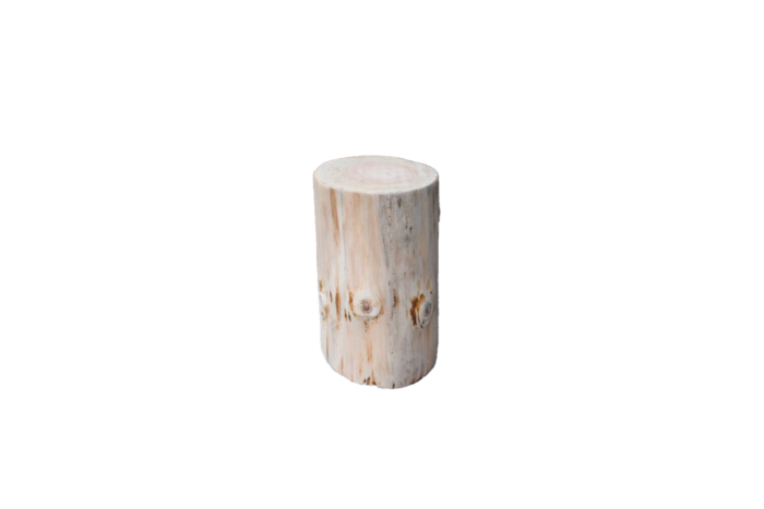 Eco Chique bijzettafel boomstam fijn Ø30/35xH50