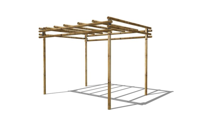Pergola | F | Bamboe pergola L400xB300xH300