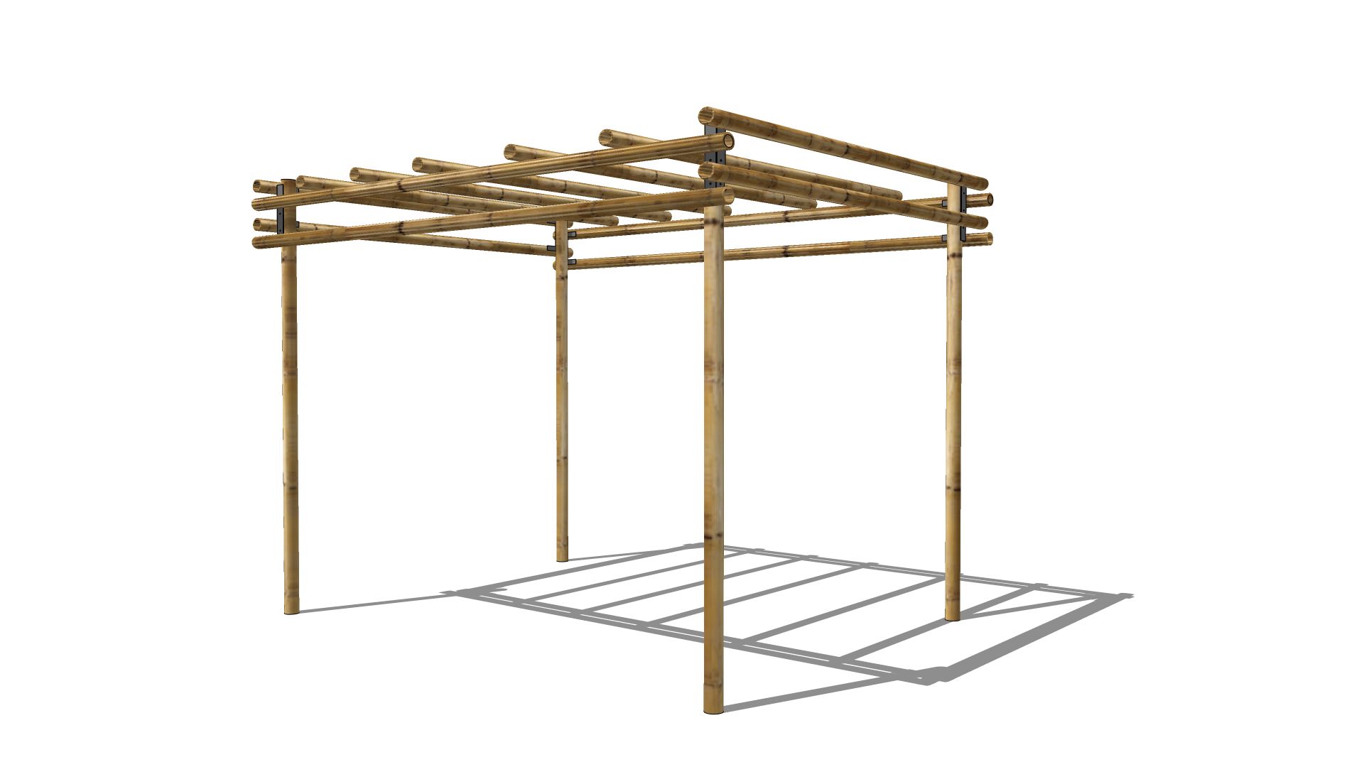 Pergola | F | Bamboe pergola L400xB300xH300
