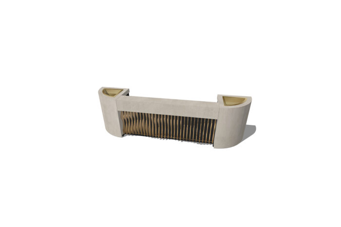 Shape bar met open zuil L420 (basis L250) (set)