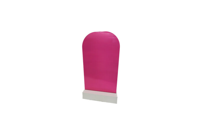 Decorpaneel roze boog L90xH175 (set)
