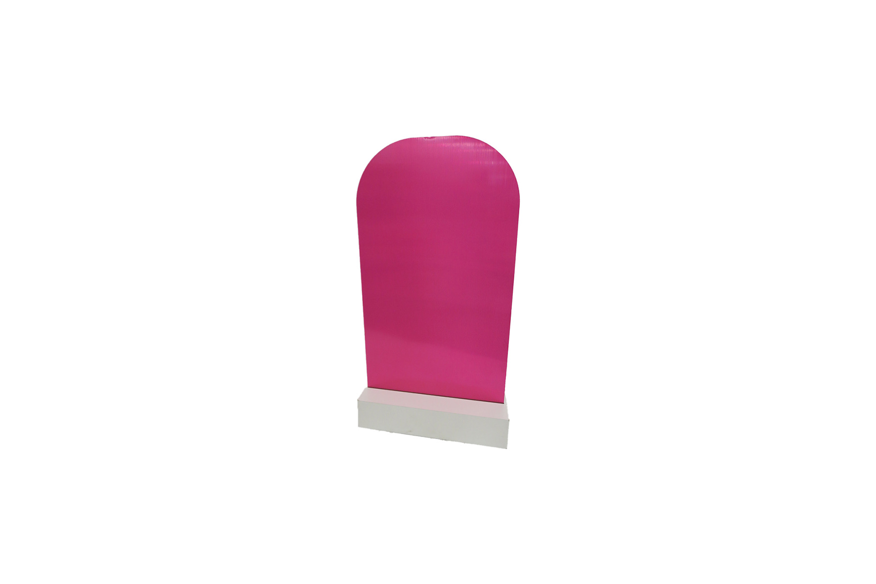 Decorpaneel roze boog L90xH175 (set)