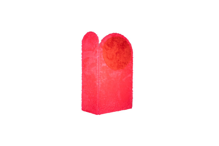 Scheidingswand modulair fluff roze L364xH244 (set) - Afbeelding 2