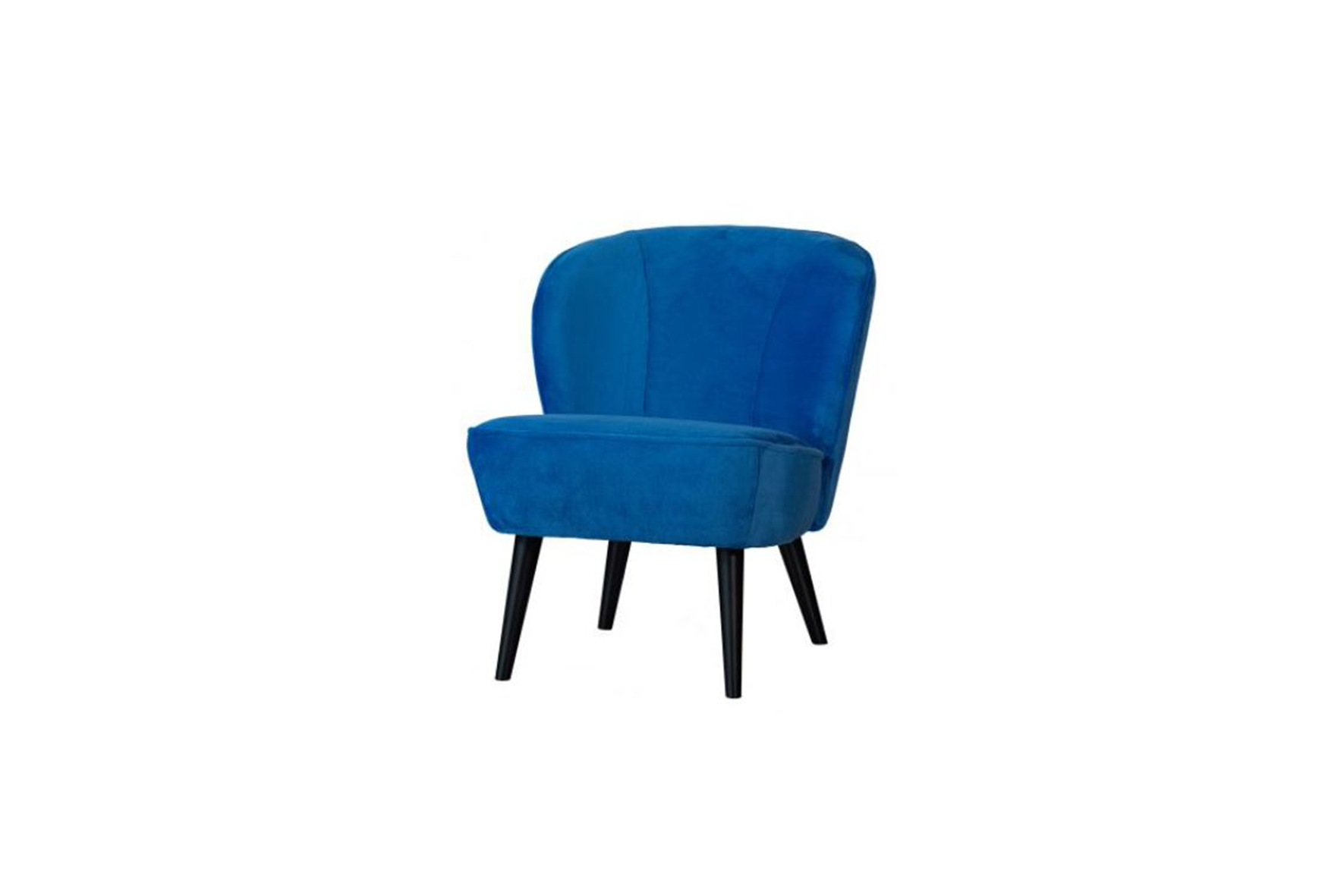 Cosmo Velvet fauteuil blauw L70xB59xH71