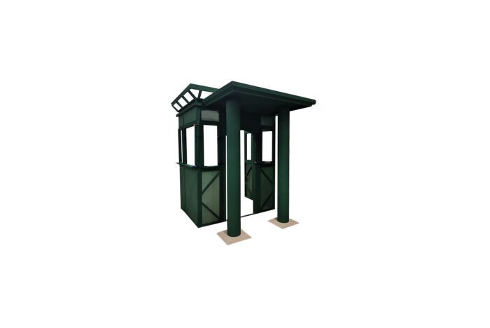Kiosk groen L238xB287xH285 (set)
