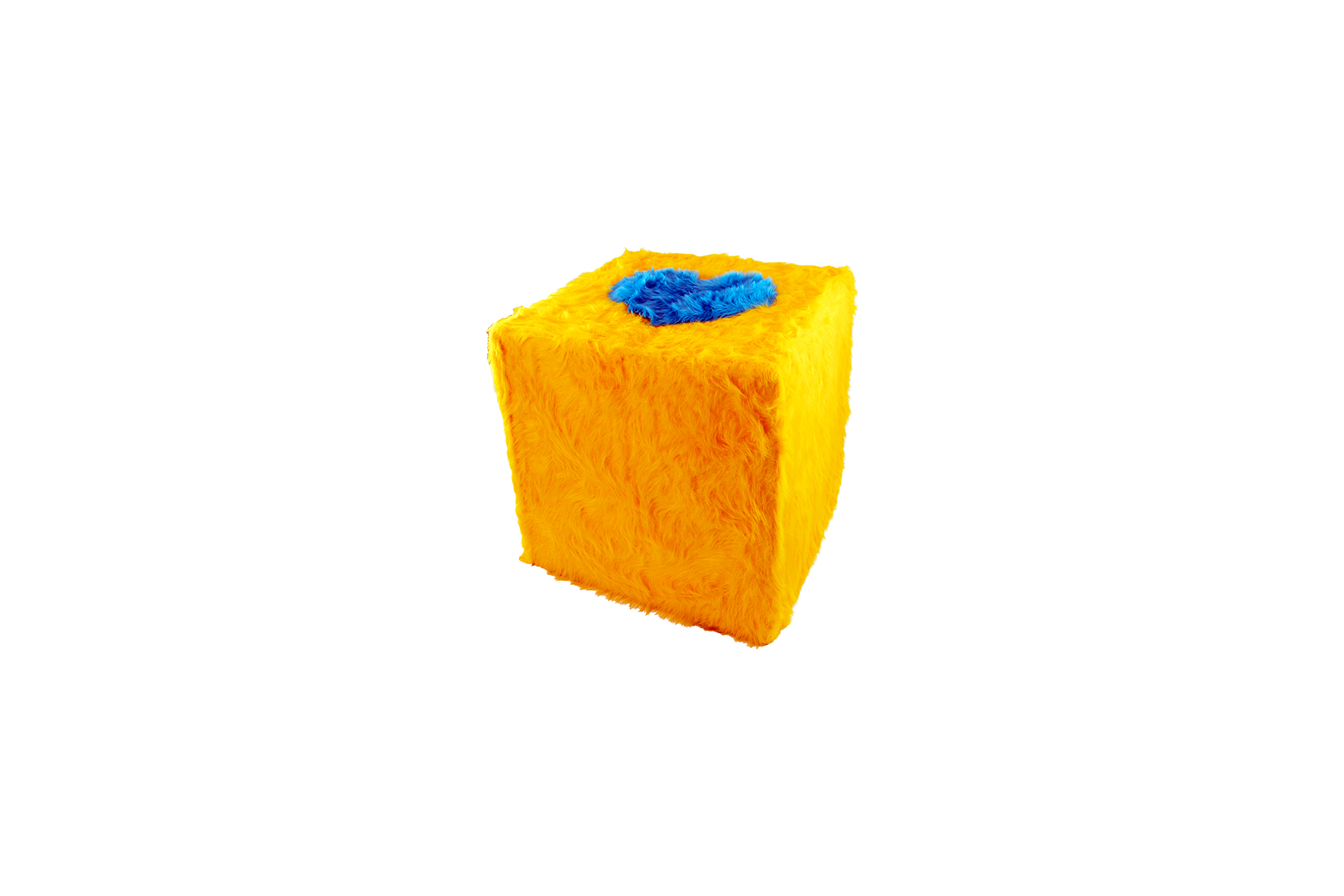 Sokkel fluff geel L100xB100xH100