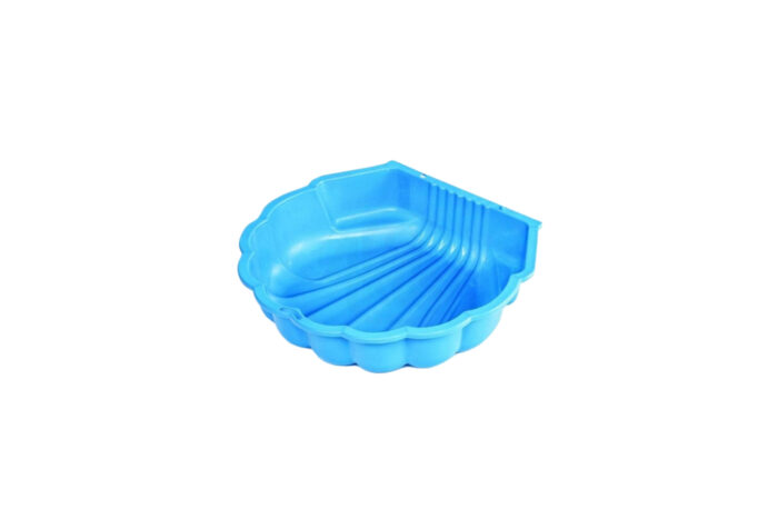 Zandbak schelp blauw L102xB88xH18