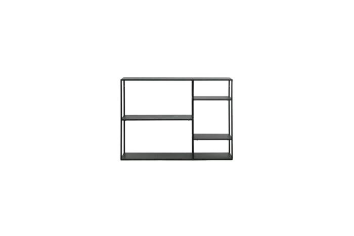 Brooklyn displaykast laag zwart L120xB35xH87,5 - Afbeelding 2