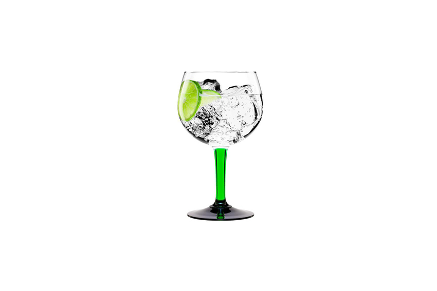 Gin & Tonic / Copa glas met groene voet 60cl – 16 st/p/kr (set)