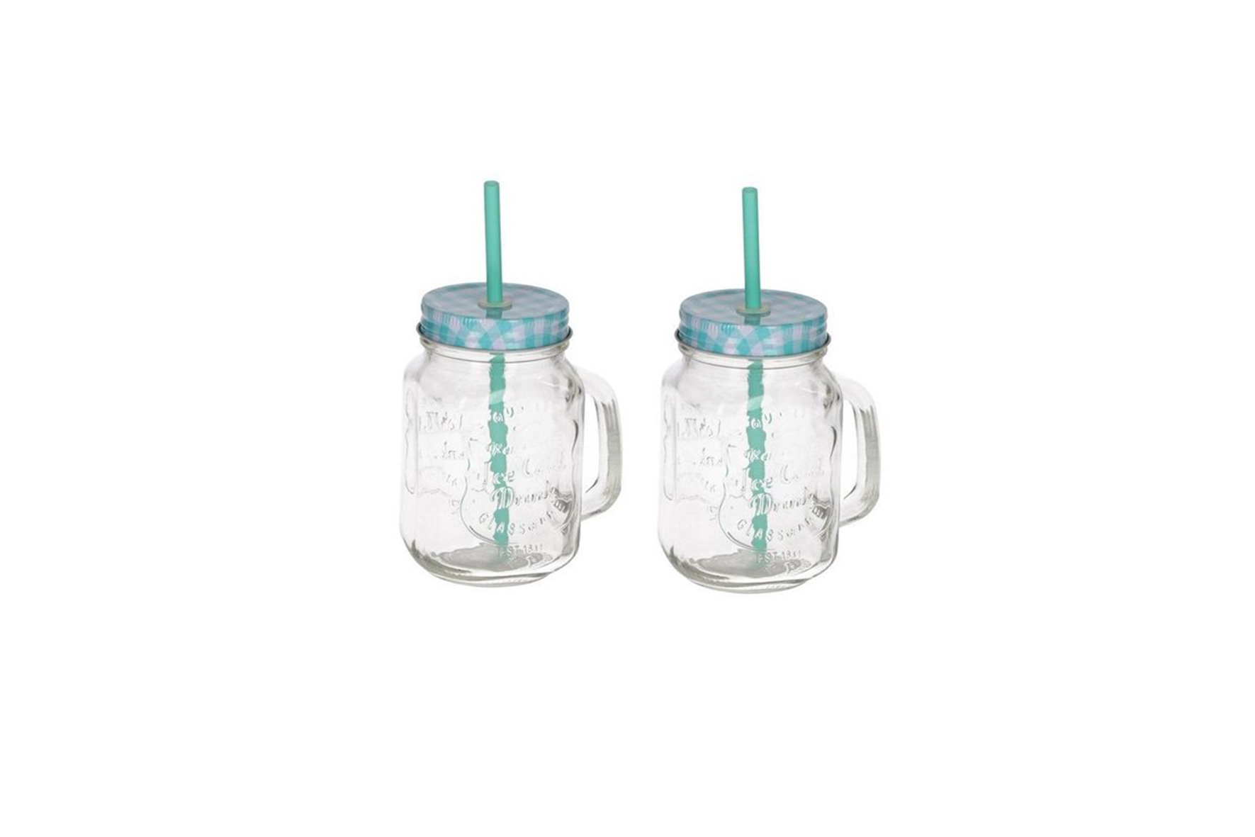 Mason Jar drinkglas met deksel 50cl – 16 st/p/kr (set)