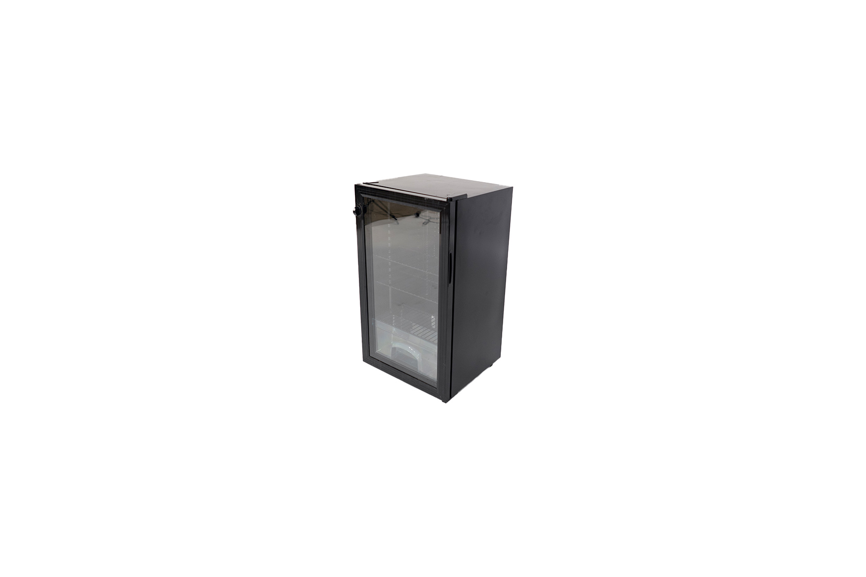 Koelkast – Display zwart L45,5xB48xH84,5 met slot