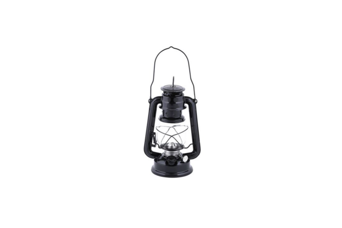 Deco | Olielamp lantaarn zwart L11,7xB15,7xH24,1