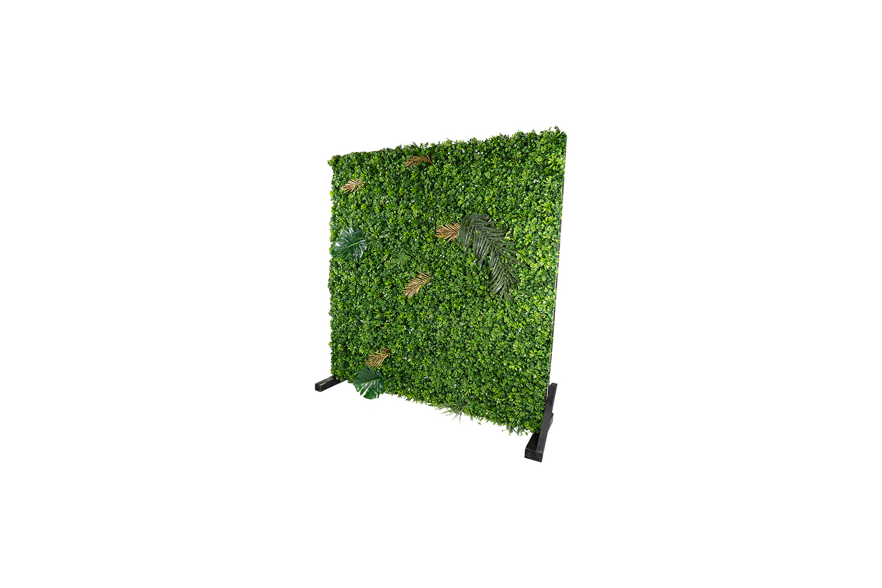 Scheidingswand | Groenwand flower groot L200xH200 met koppeling
