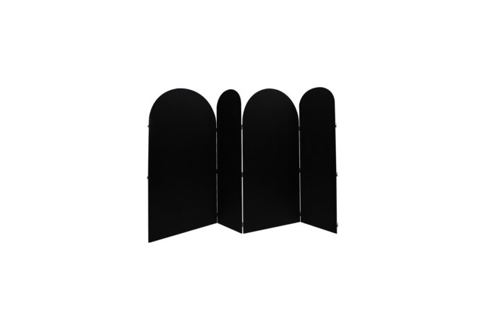 Scheidingswand modulair zwart L364xH244 (set) - Afbeelding 2