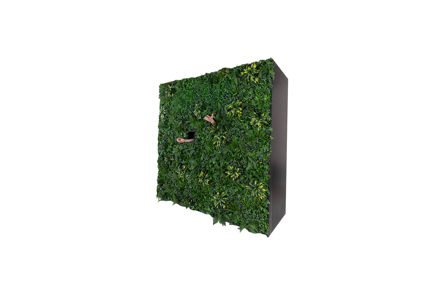 Uitgiftewand | Groenwand met 2 luiken L253,6xB95xH250 (set)