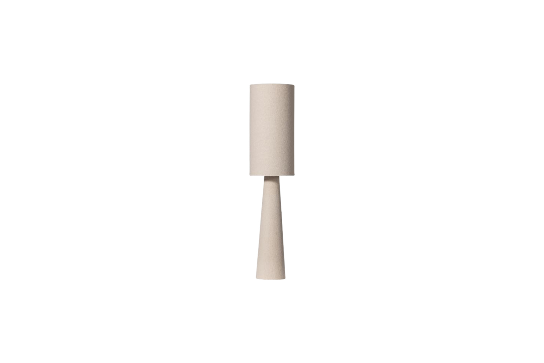 Vloerlamp teddy naturel Ø30xH130