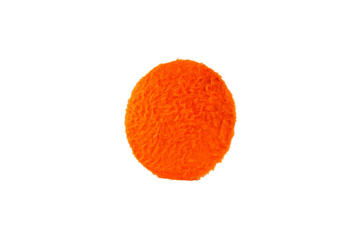 Vloerpaneel fluff cirkel oranje Ø120