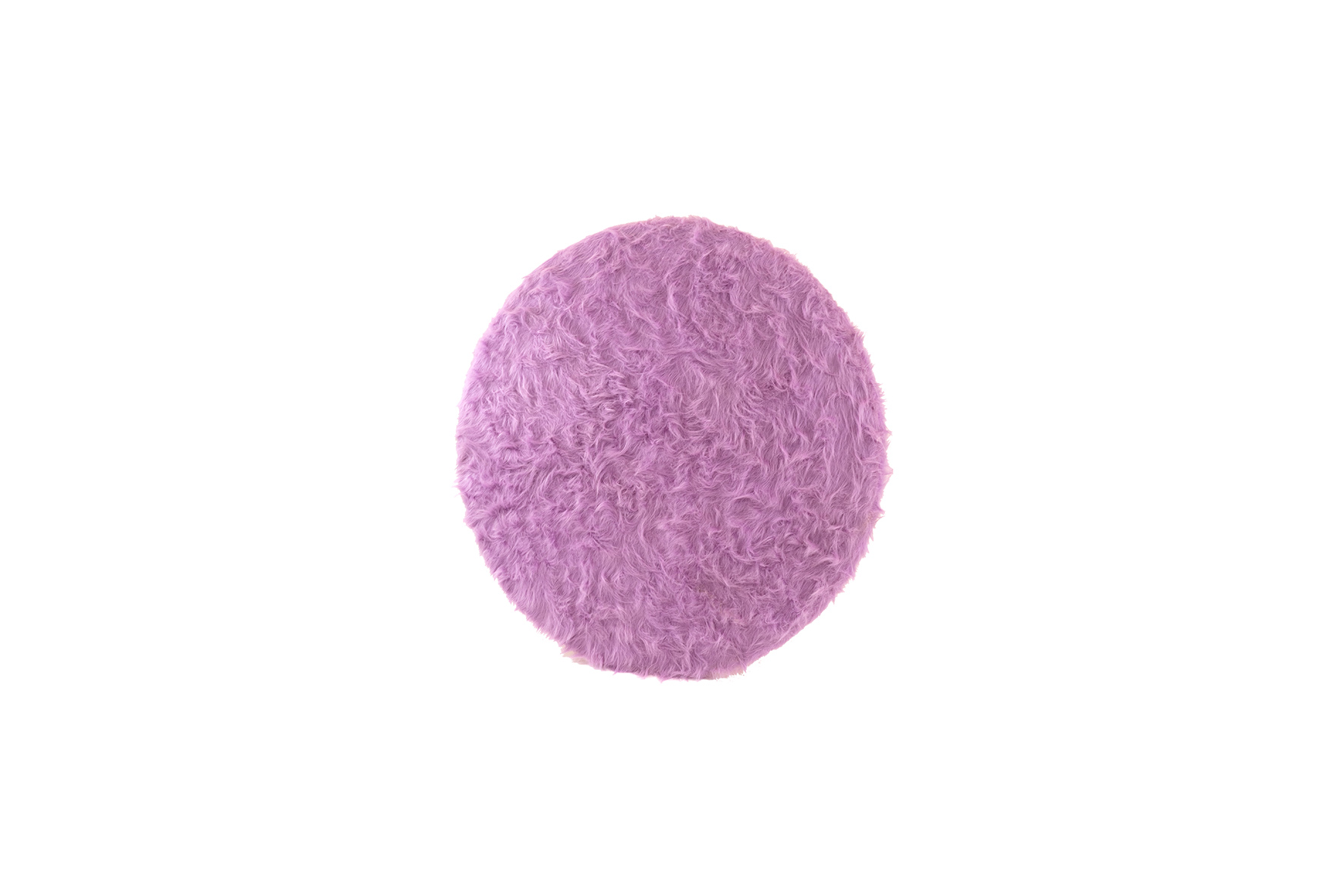 Vloerpaneel fluff cirkel paars Ø120