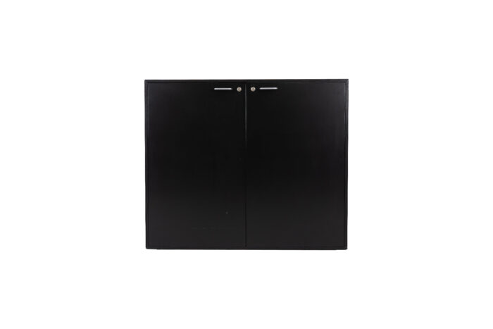 Werkkast zwart met deuren L120xB55xH100 - Afbeelding 2