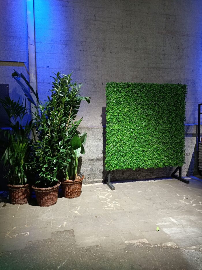 Scheidingswand | Groenwand flower groot L200xH200 met koppeling - Image 3