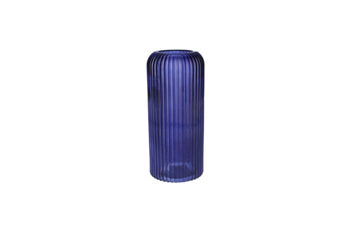 Vaas | Glas donkerblauw Ø9xH20