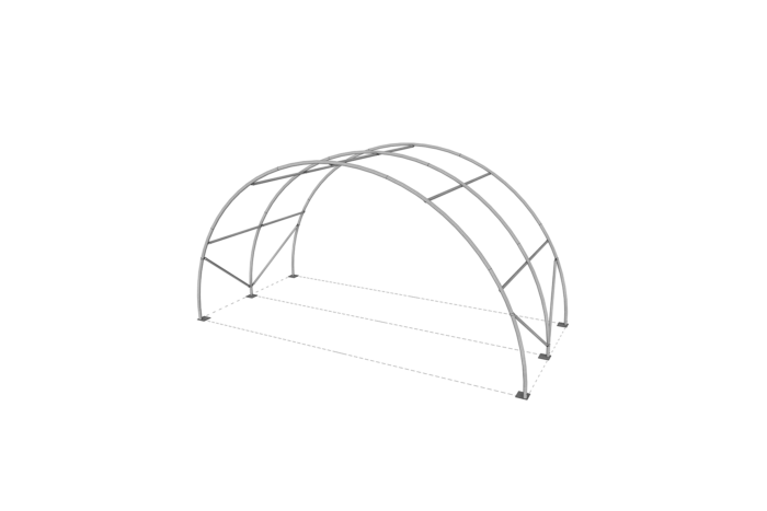 Boogtent frame L400xB915xH450 (set)