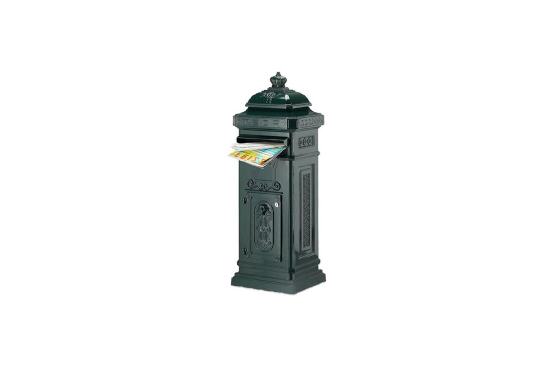 Kolombrievenbus klassiek groen L35,5xB32xH102,5