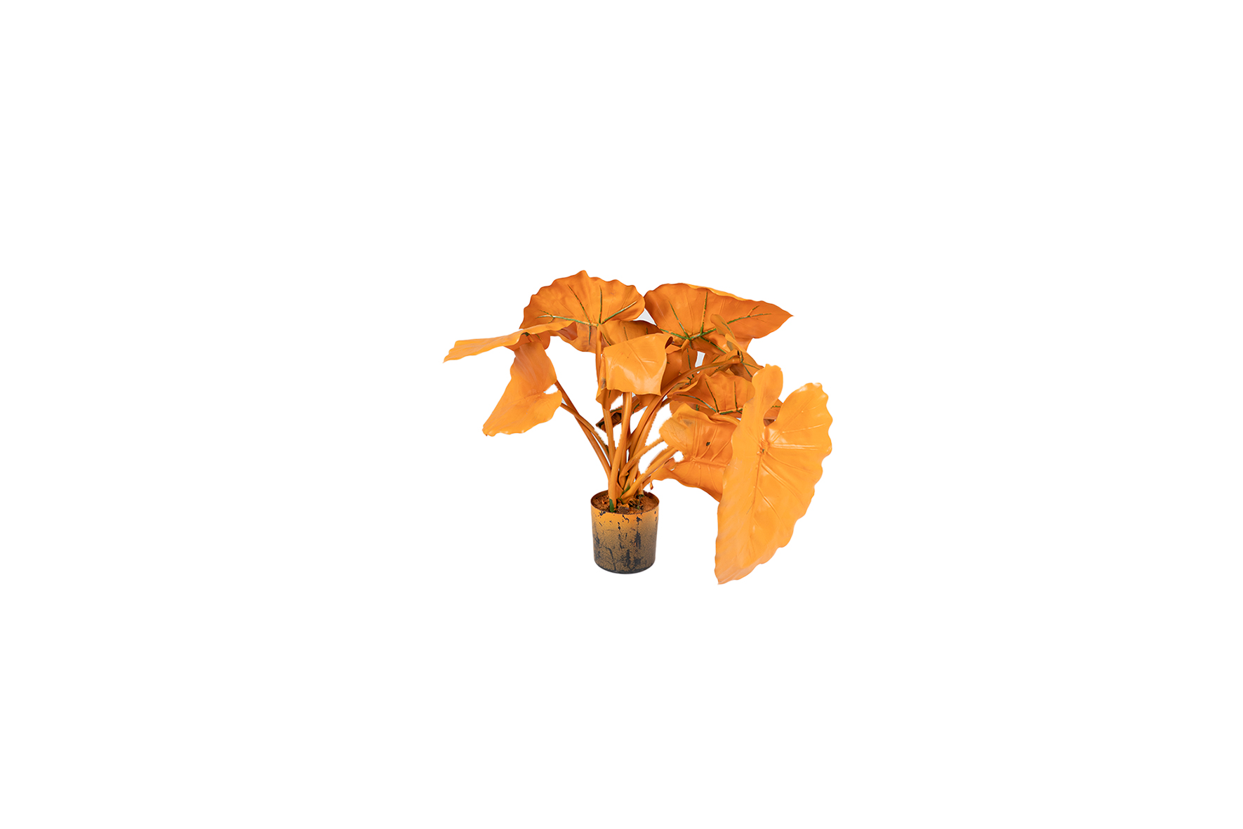 Gekleurde kunstplant oranje | M | Assorti H60-120cm