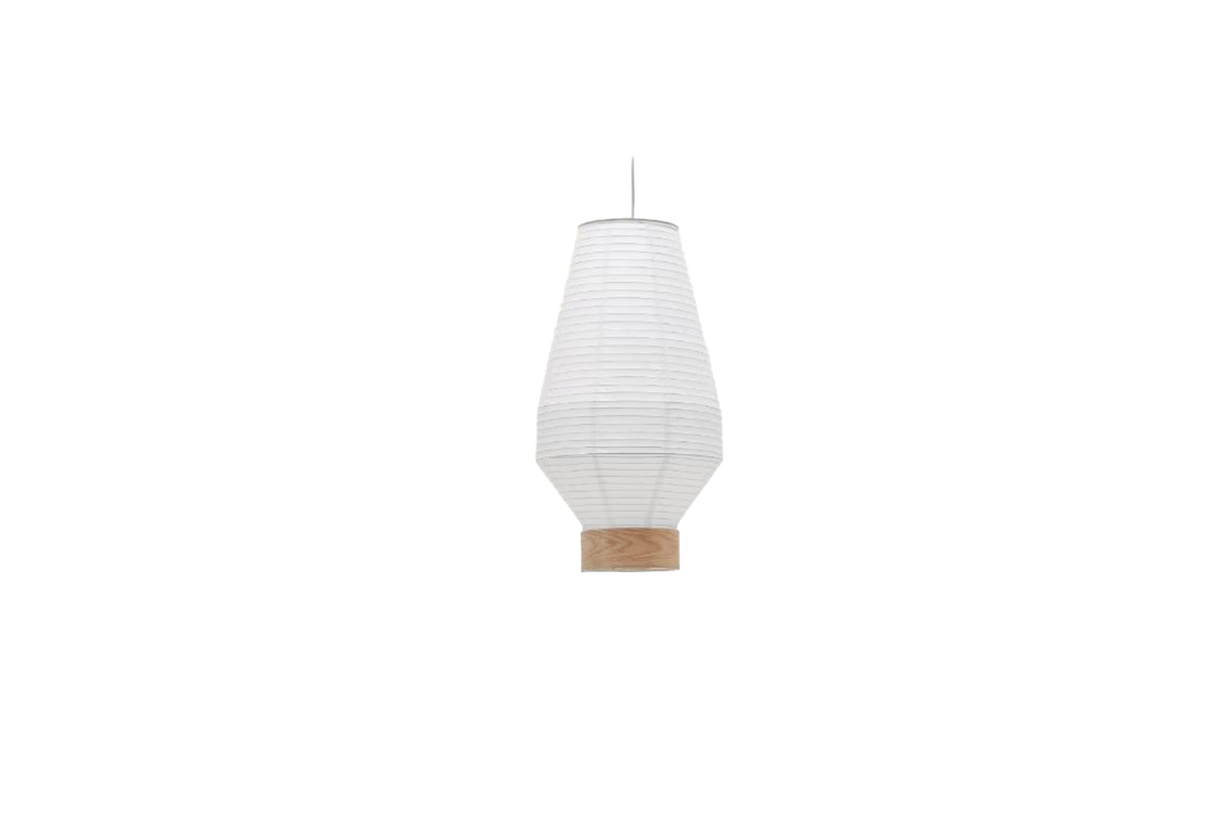 Hanglamp papier wit Ø30xH50