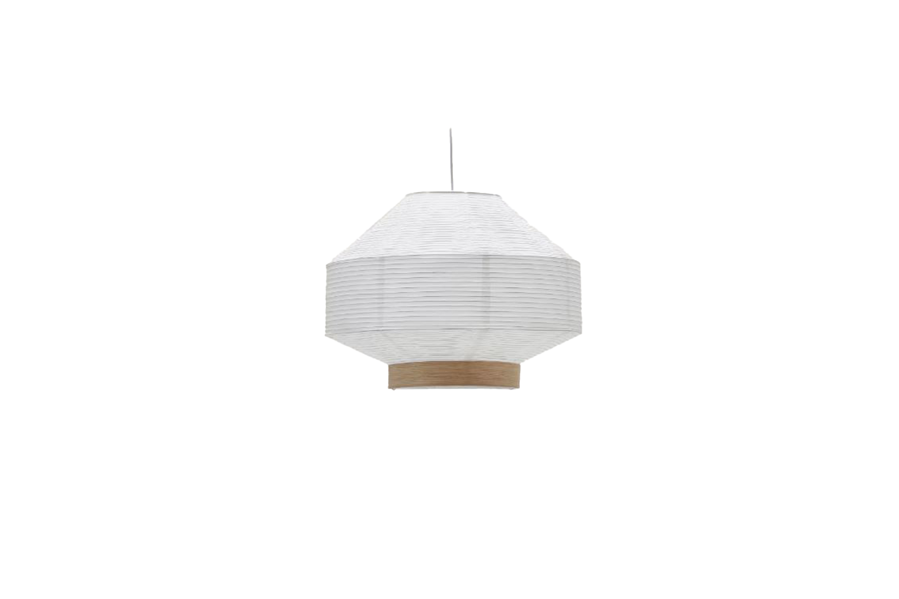 Hanglamp papier wit Ø55xH45