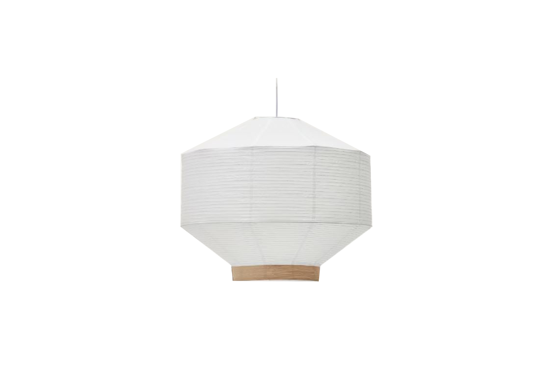 Hanglamp papier wit Ø80xH70