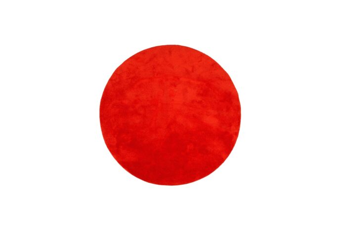 Vloerkleed rond M | Rood Ø195