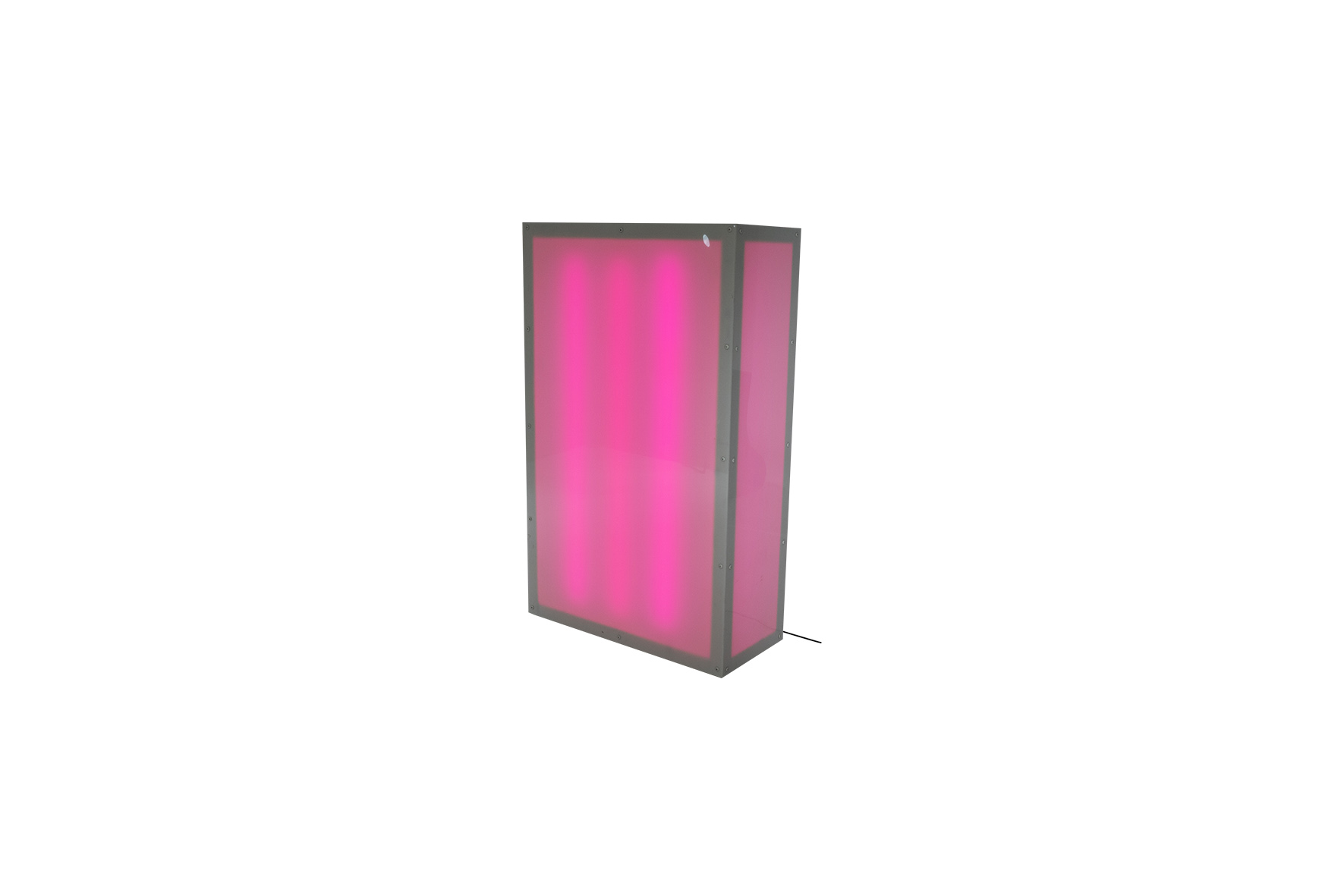 Neon box roze tubes L84,5xB36xH107