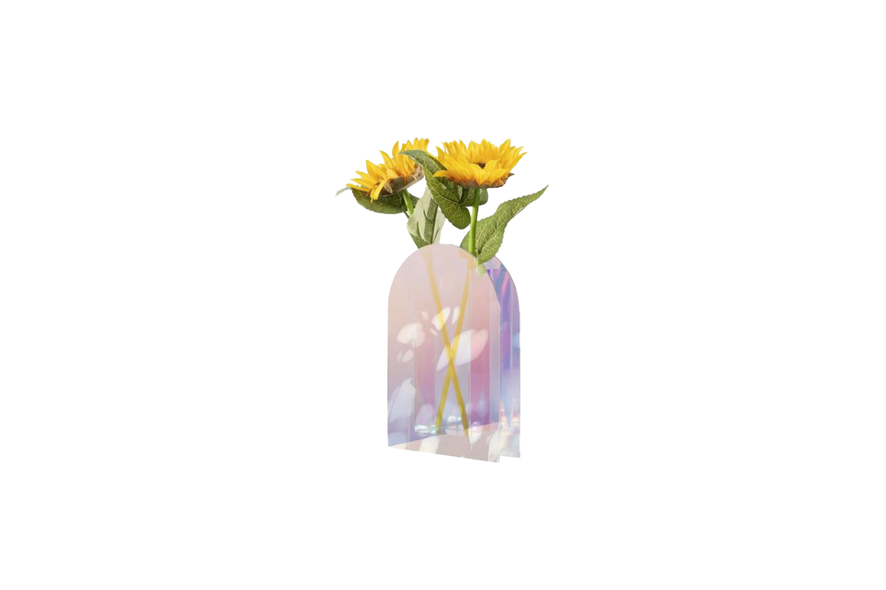 Vaas | Boogvormig design Iriserend H24