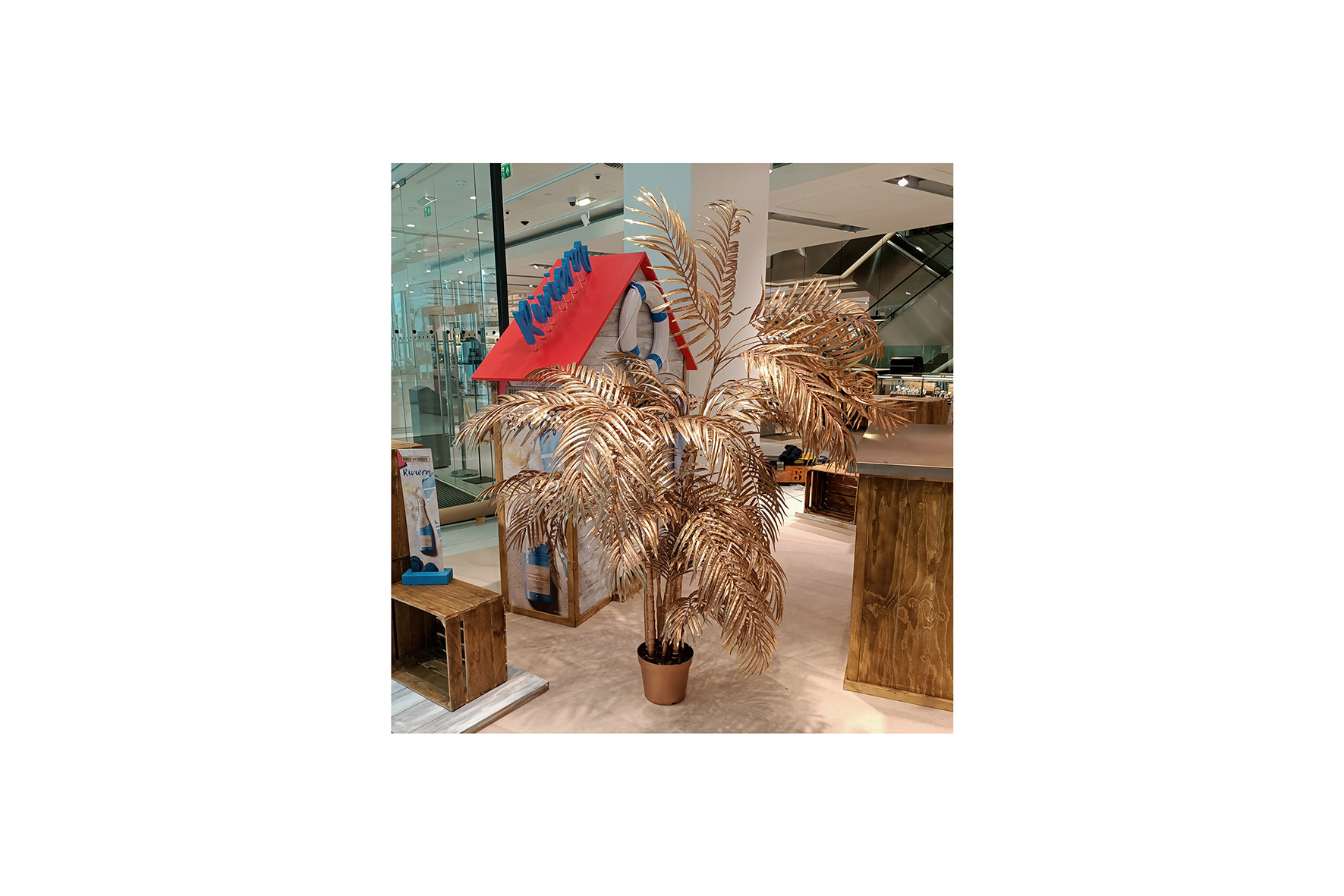 Kunstplant | Kentia Palm koper