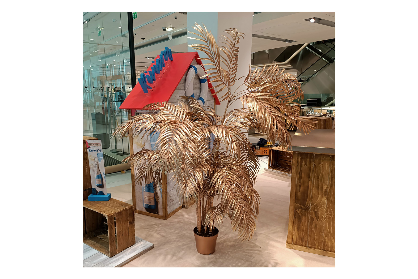 Kunstplant | Kentia Palm koper
