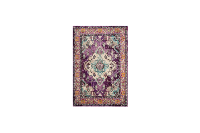 Vloerkleed L | Lila boho-chique L231xB155
