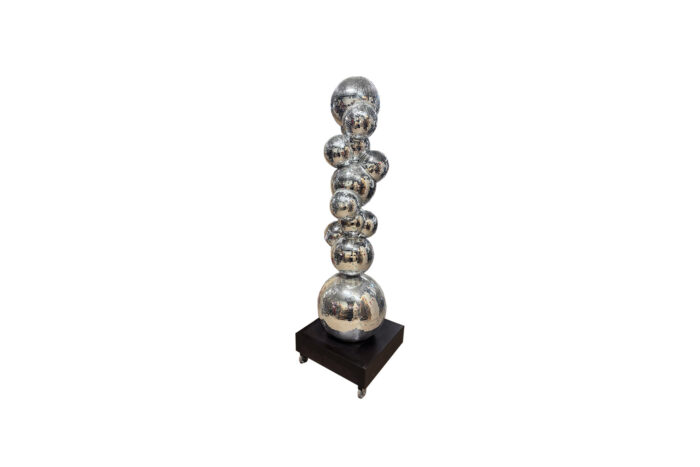 Discobollenpaal op wielen L60xB60xH200cm