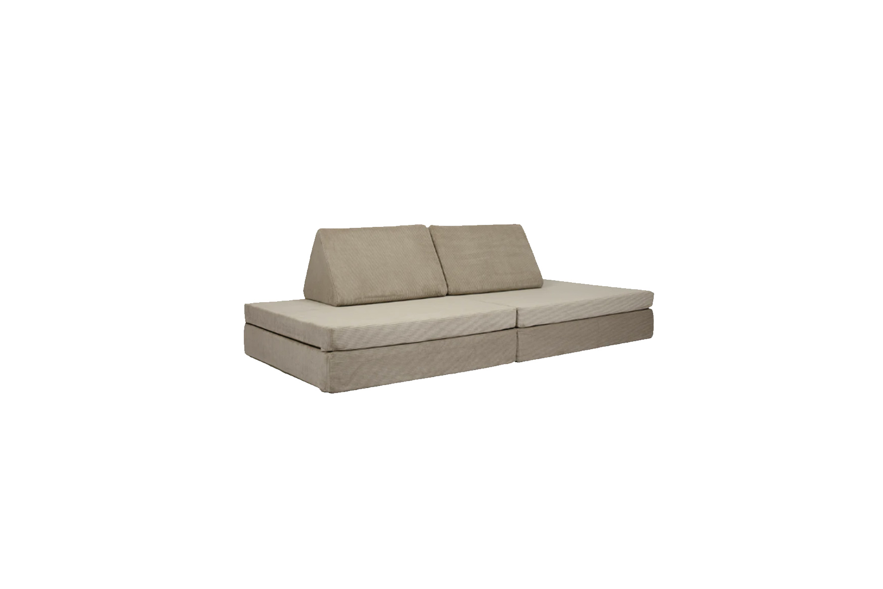 Modulaire bank taupe L168xB84xH22
