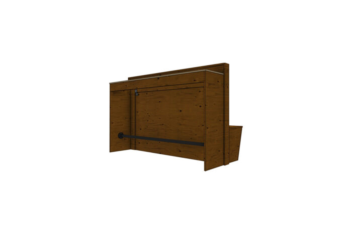 Brooklyn bank-bartafel combinatie L195xB87xH124 (set) - Afbeelding 3