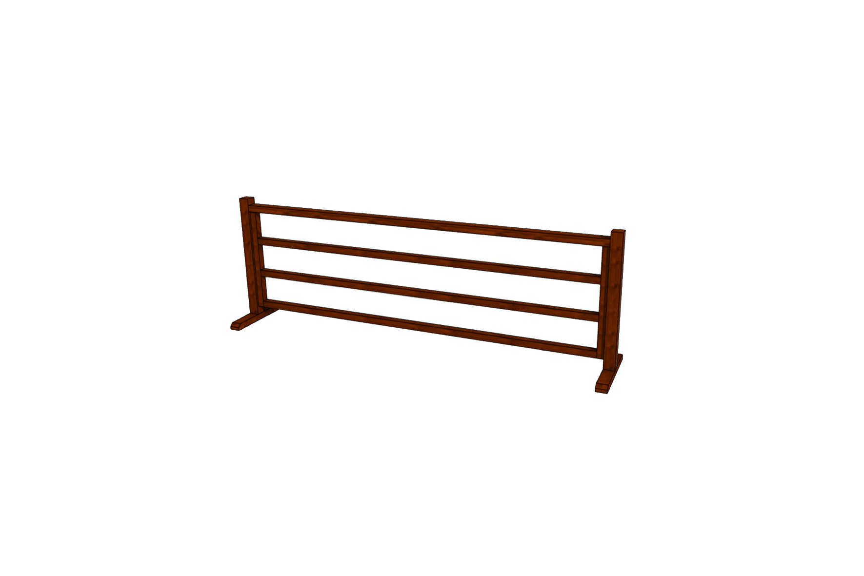 Wonderwood hek L264xH90 (set)